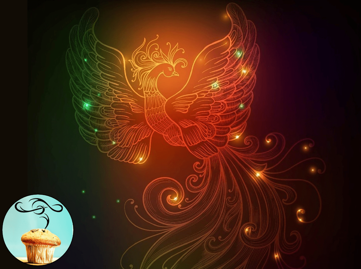firebird with stamp